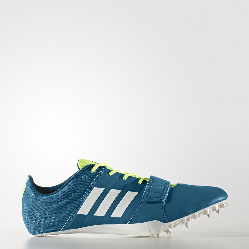 Adidas Adizero Accelerator με καρφια - παπουτσια για τρεξιμο ανδρικα - Τυρκουάζ/Ασπρα,Μέγεθος: EU 36